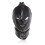 Three Zip Black Fetish Mask 6