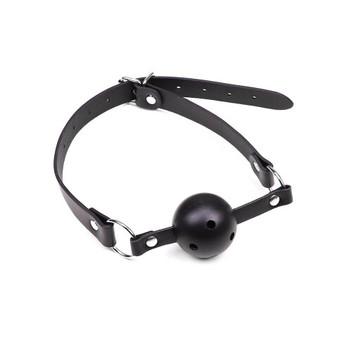 'Bound to Please' Black Under Mattress Restraint with Ball Gag 2