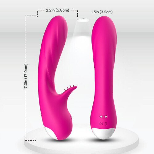 Frisky Black Silicone Vibrator 1