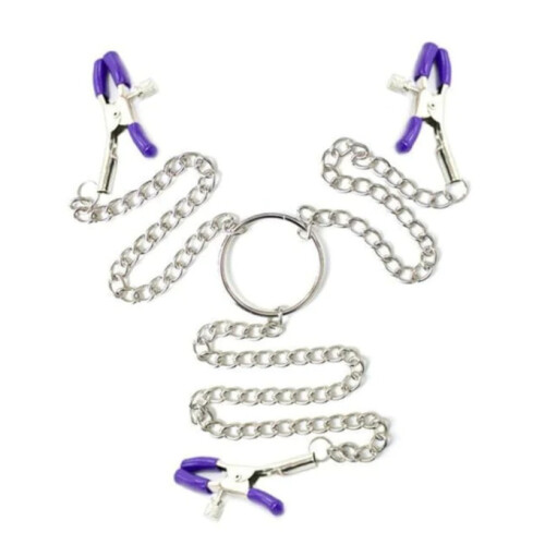 Nipple and Clit Clamps (Purple)