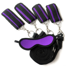 Purple Underbed Restraint Kit with Eyemask