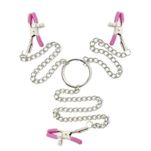Nipple and Clit Clamps (Pink) 2