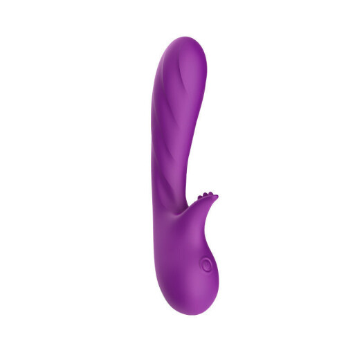 Frisky Purple Silicone Vibrator