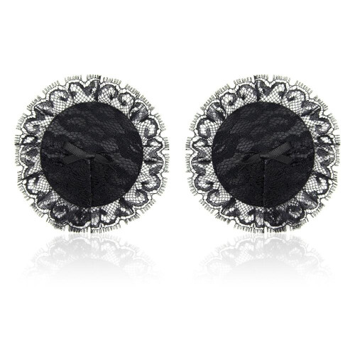 Black Lace Adhesive Nipple Pasties