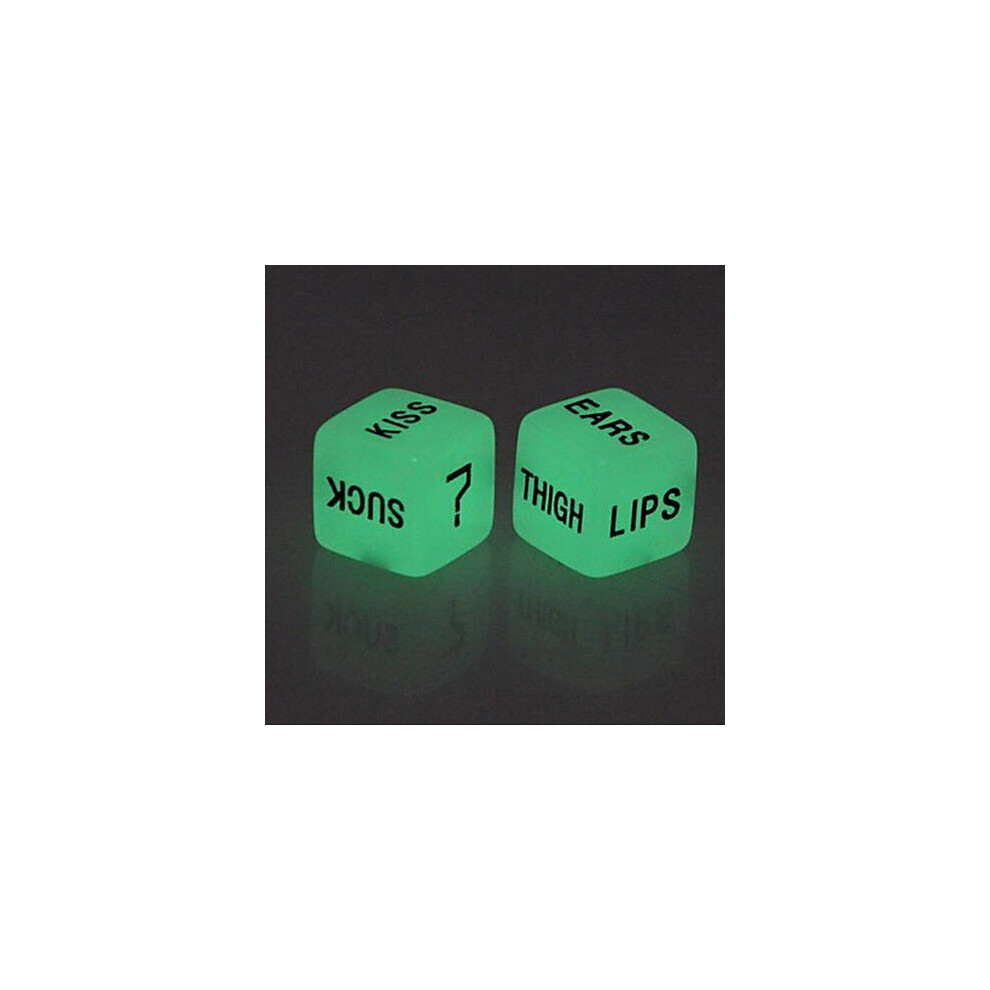 Glow In The Dark Kinky Dice Set for Couples