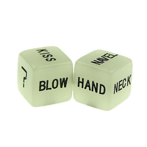 Glow In The Dark Kinky Dice Set for Couples 1