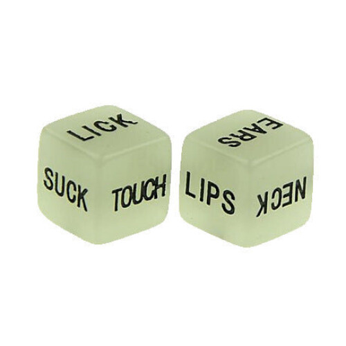 Glow In The Dark Kinky Dice Set for Couples 2