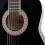 (Black) Rio 3/4 Junior Acoustic Classical Guitar Pack 3