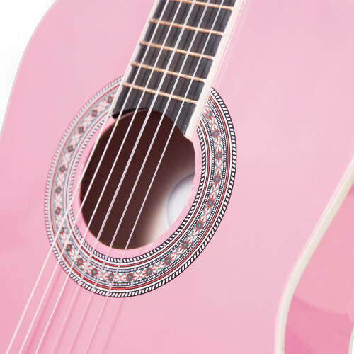 (Pink) Rio 3/4 Junior Acoustic Classical Guitar Pack 2