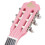 (Pink) Rio 3/4 Junior Acoustic Classical Guitar Pack 4