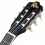 (Black) Rio 3/4 Junior Acoustic Classical Guitar Pack 4