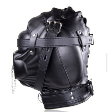 The Sink Plug BDSM/Fetish Mask with Mouth Plug and Liquid Funnel
