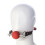 Red Silicone Ball Gag and Bit 1