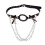 O' Ring Gag and Nipple Clamp Set (Silver) 5