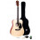 (Natural) Rio 4/4 41'' Acoustic Dreadnought Guitar Pack 1