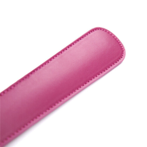 Hotpink Faux Leather 'Teacher's Pet' Ruler Paddle 1