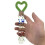 The Spotty Heart Glass Dildo 1