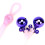 Scull Head Silicone Nipple Sliders 3