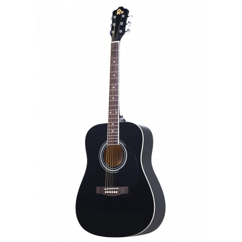 (Black) Rio 4/4 41'' Acoustic Dreadnought Guitar Pack 1