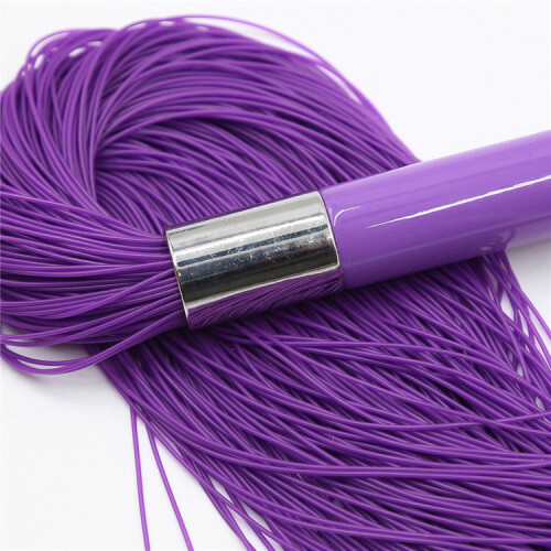 Purple Silicone Flogger Whip