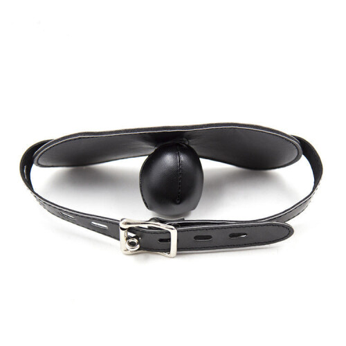 Faux Leather Internal Bulb Gag 2