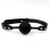 Keep Quiet' Silicone Ball Gag (Black) 1