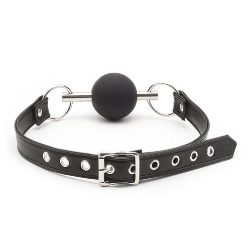 Pink Silicone Ball Gag and Bit 1