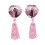 Burlesque Sequin Heart Nipple Tassel (Pink) 1