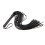 Black Faux Leather Submission Flogger 1