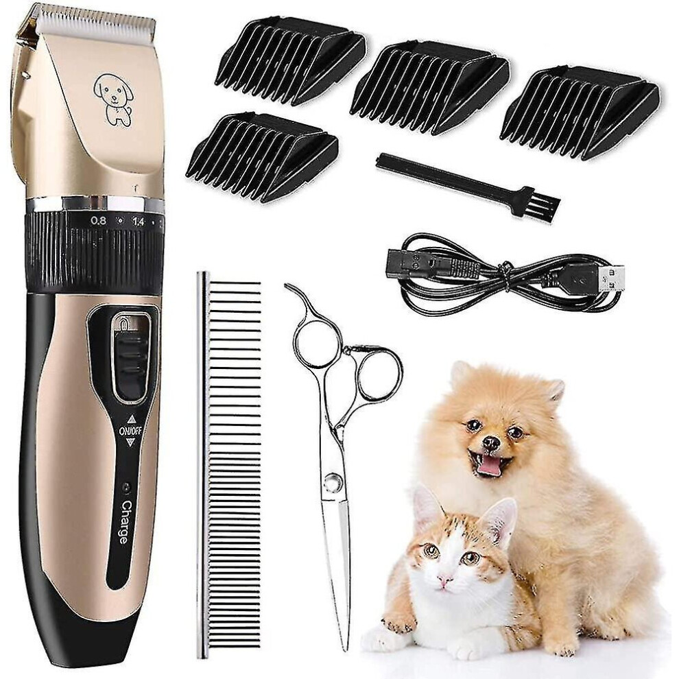 Dog Clippers, Professional Cordless Electric Quiet 360 Rechargeable Dog Clipper, Dog Clip