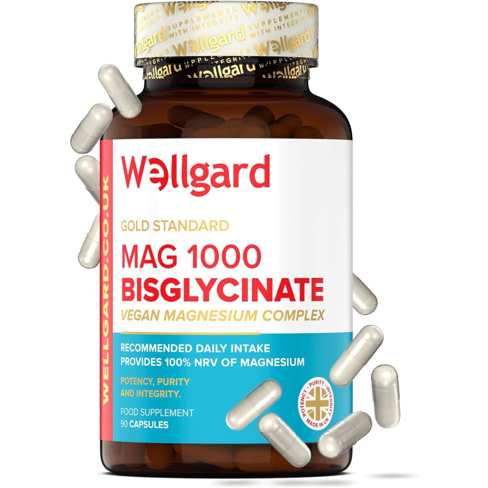 Sesamecave Mag 1000 Bisglycinate, Magnesium Glycinate Supplements