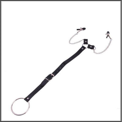 Advanced Nipple Clamps with Cock Ring