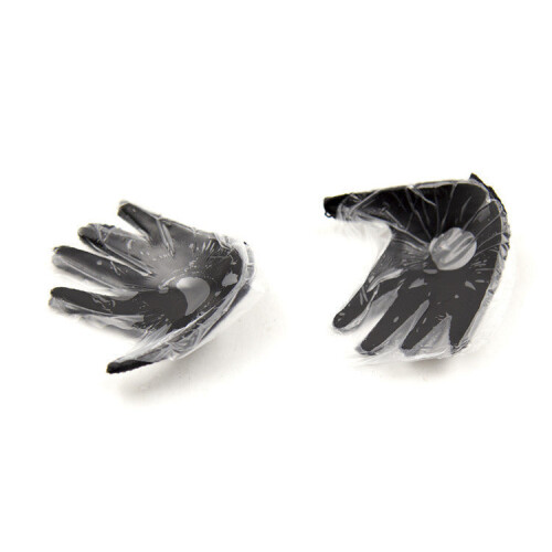 Cheeky Black Sequin Hand Shaped Nipple Pasties 2