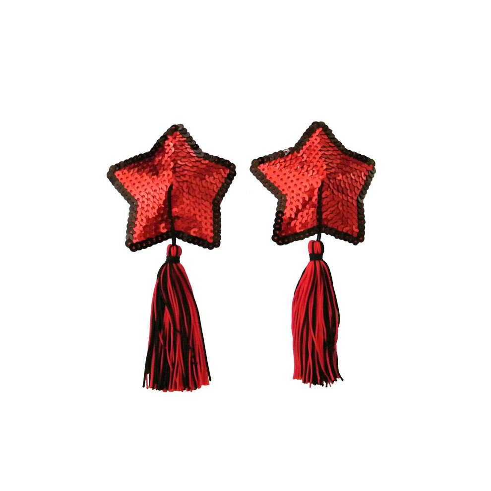 House Of Glass Starred Eyed Sequin Nipple Tassels