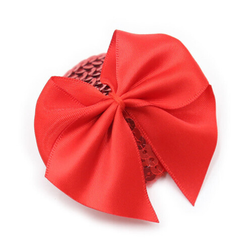 Red Bow Nipple Covers 1