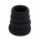 Thick Rubber Loop Cock Rings (3 Set, Black) 1