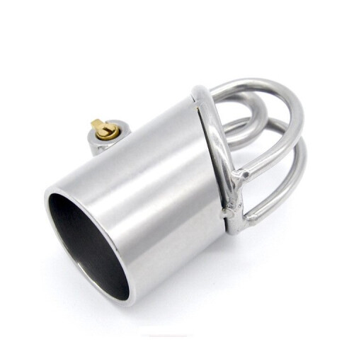 Urethral Tubed Chastity Cage 2