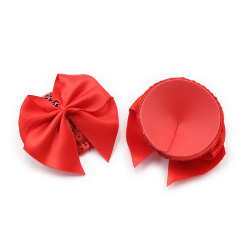 Red Bow Nipple Covers 2
