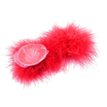 White Feathered Nipple Covers