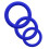 Basic Set of Three Cock Rings (Blue) 1