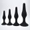 Quadruple Purple Butt Plug Training Set 3