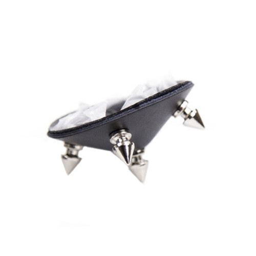 Spiked Faux Leather Nipple Covers 1