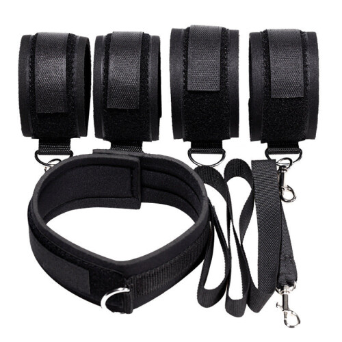 Nylon BDSM Ankle, Wrist and Collar Restraint 2