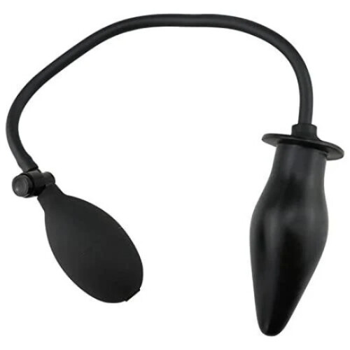 Inflatable Butt Plug Pump (Black)