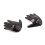 Cheeky Black Sequin Hand Shaped Nipple Pasties 1