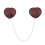 Self-Adhesive Diamante Chained Nipple Pasties 1