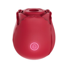 Petal Pucker Red Clitoral Suction Vibrator