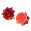 Red Velvet Blooming Rose Nipple Pasties 3