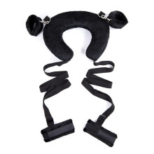 Black Padded Neck and Cuff BDSM Restraints