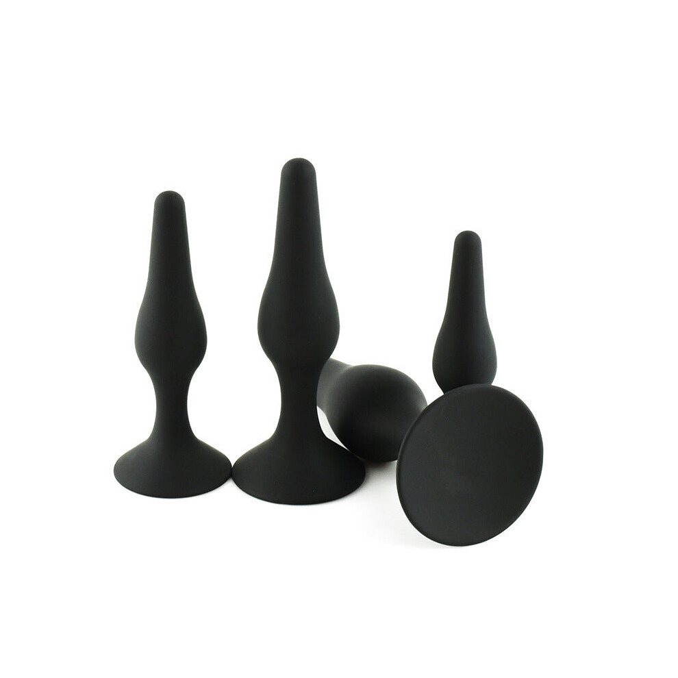 Quadruple Purple Butt Plug Training Set